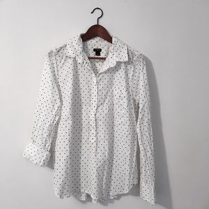 J.Crew Polka Dot Top